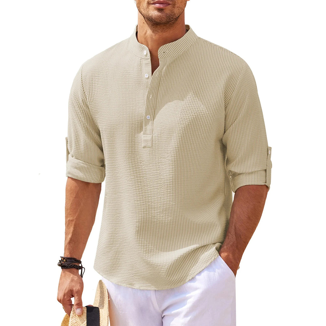 Lightweight Men's Long-Sleeve Summer Shirt
