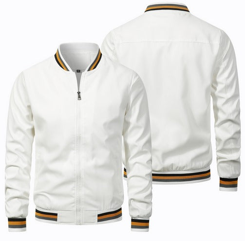Men's Bomber Jacket Summer Nylon Zipper