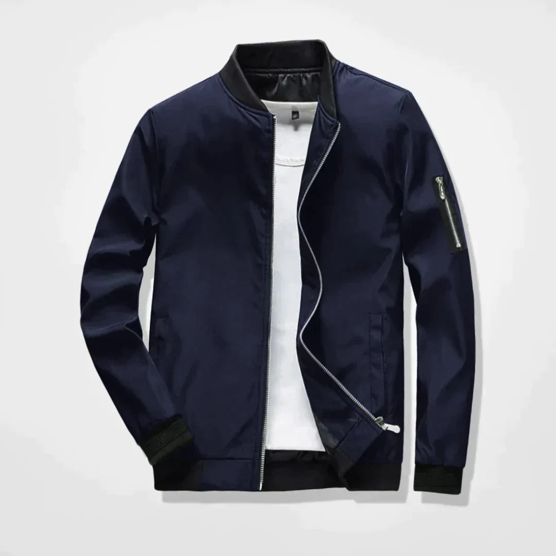 Men's Lightweight Zipper Bomber Jacket