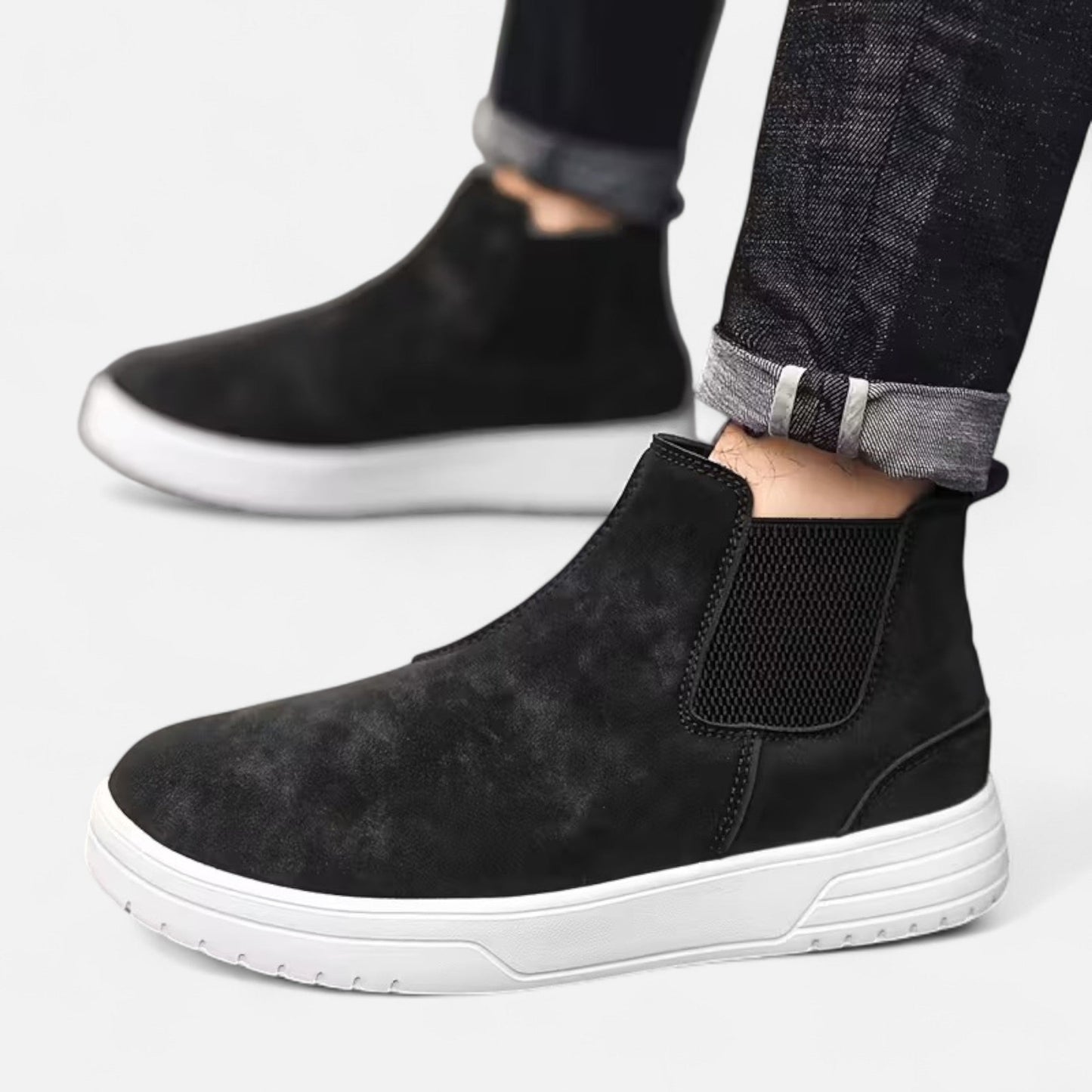 Men's Ankle Boots Comfortable Rubber Sole