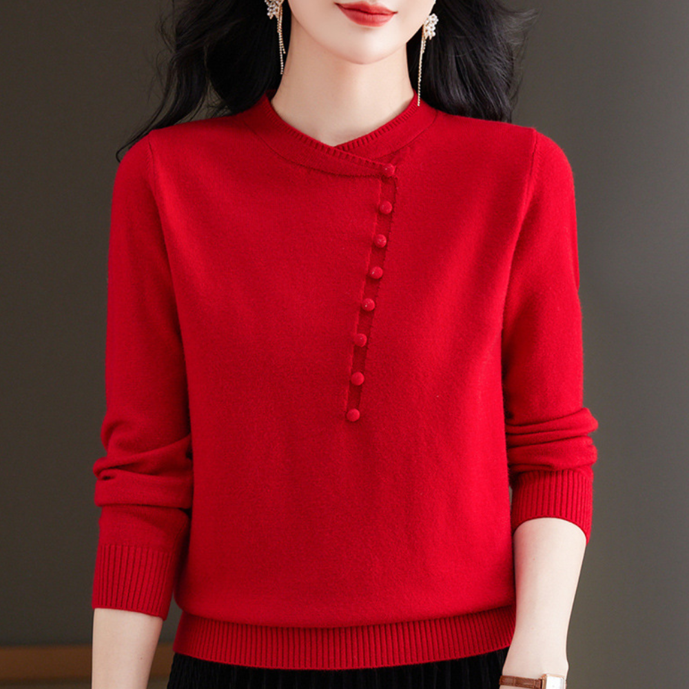 Women's Sweater Buttons Elegant