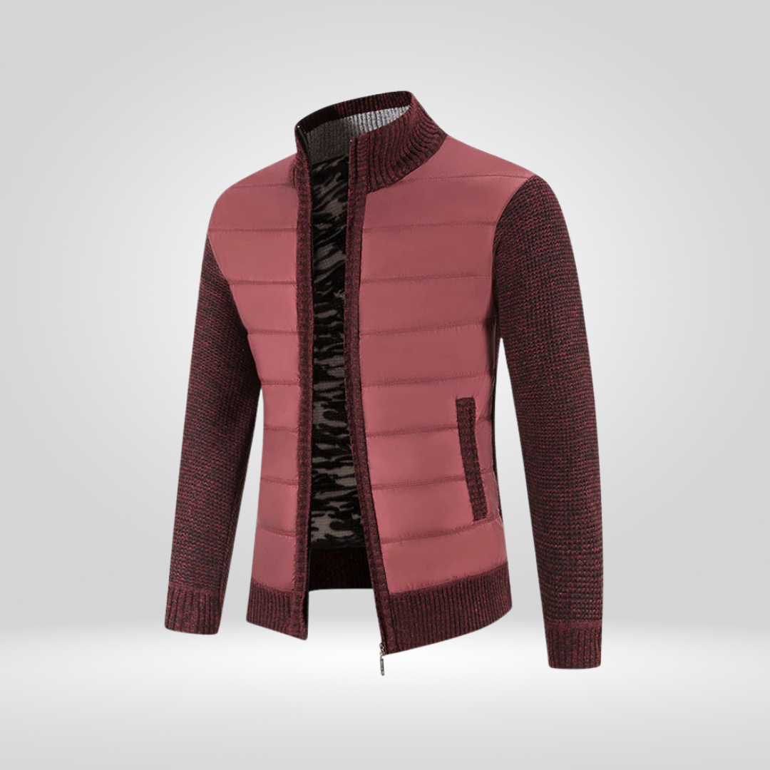 Men's Down Jacket Warm Insulated Zipper