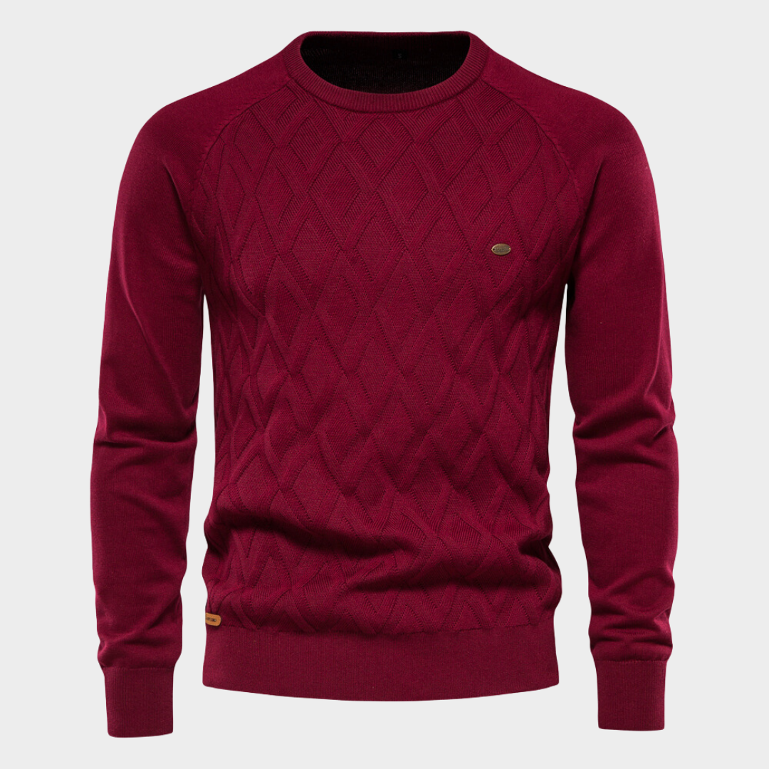 Men's Modern Crew Neck Knitted Sweater
