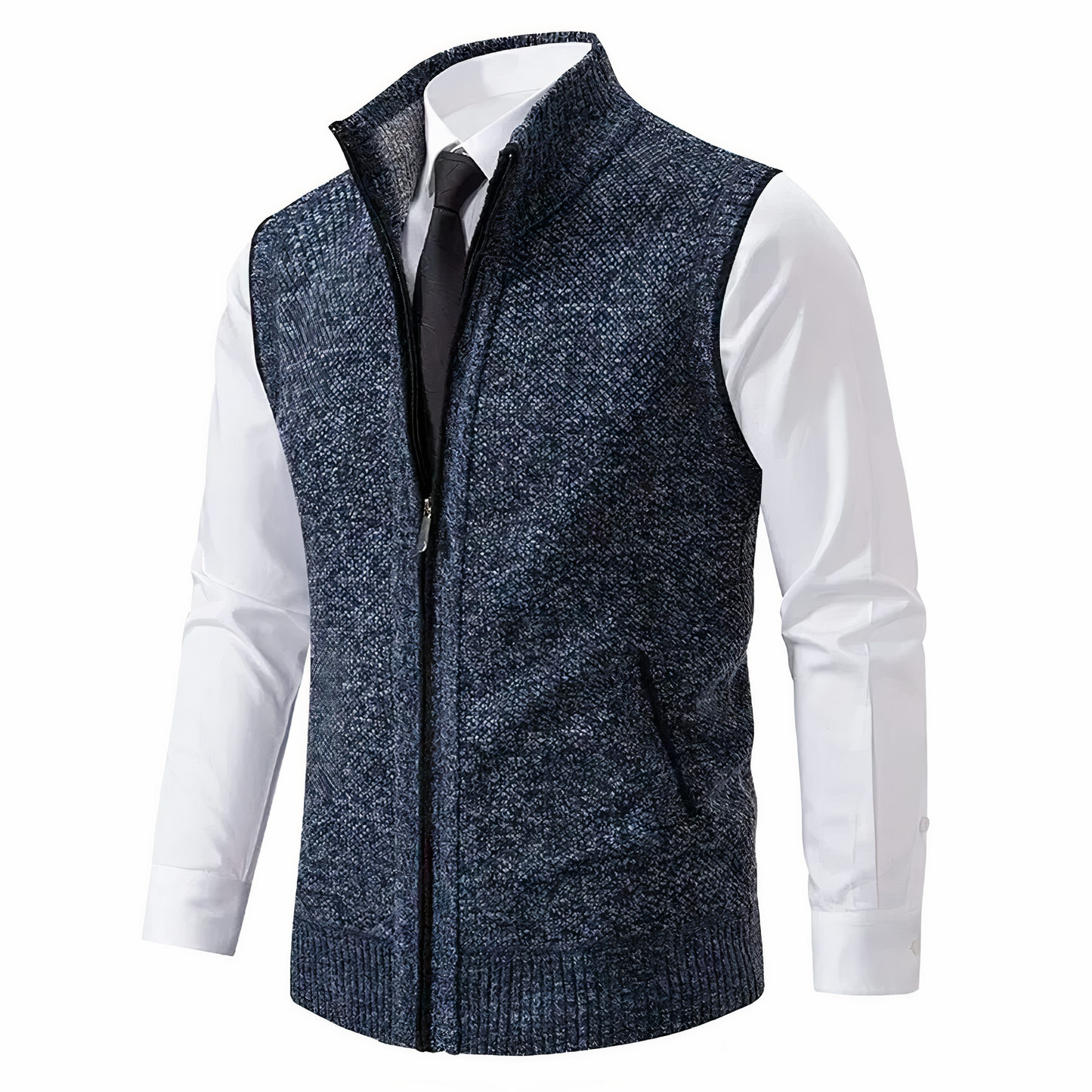 Men's Knitted Vest Warm Sleeveless Winter
