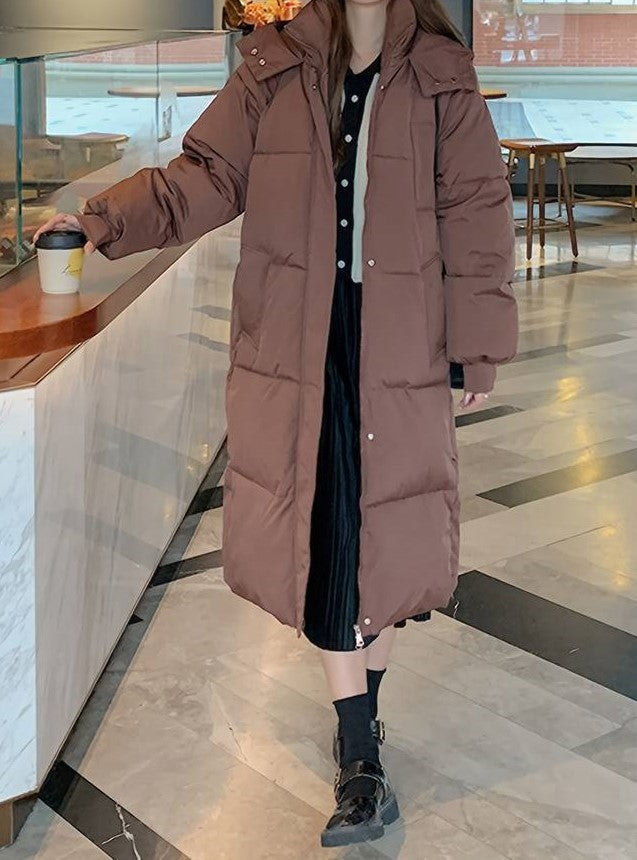 Long Winter Jacket Warm and Waterproof