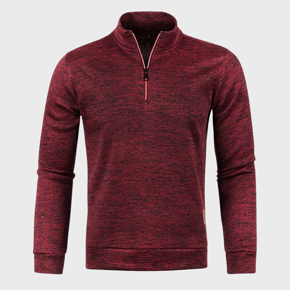 Men's Half-Zip Sporty Sweatshirt