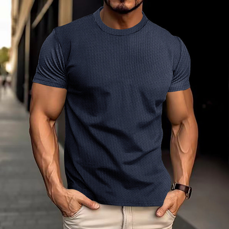 Men's Short-Sleeve Solid Color T-Shirt