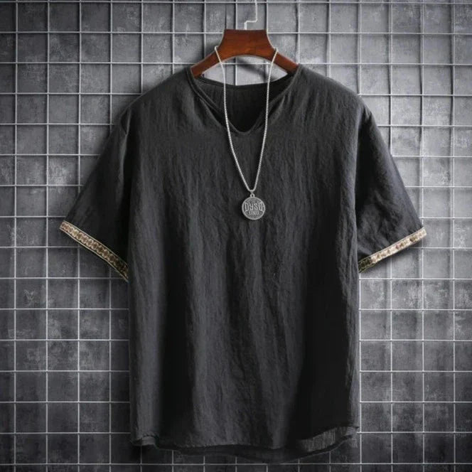 Men's T-Shirt V-Neck Casual