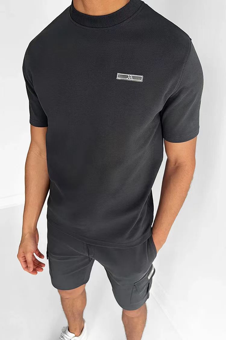 Comfortable Men's Short Sleeve Crew Neck T-Shirt