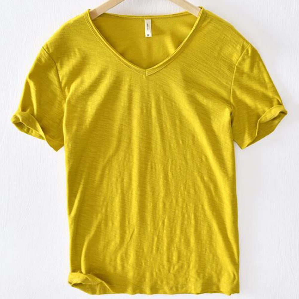 Men's Lightweight V-Neck Summer T-Shirt