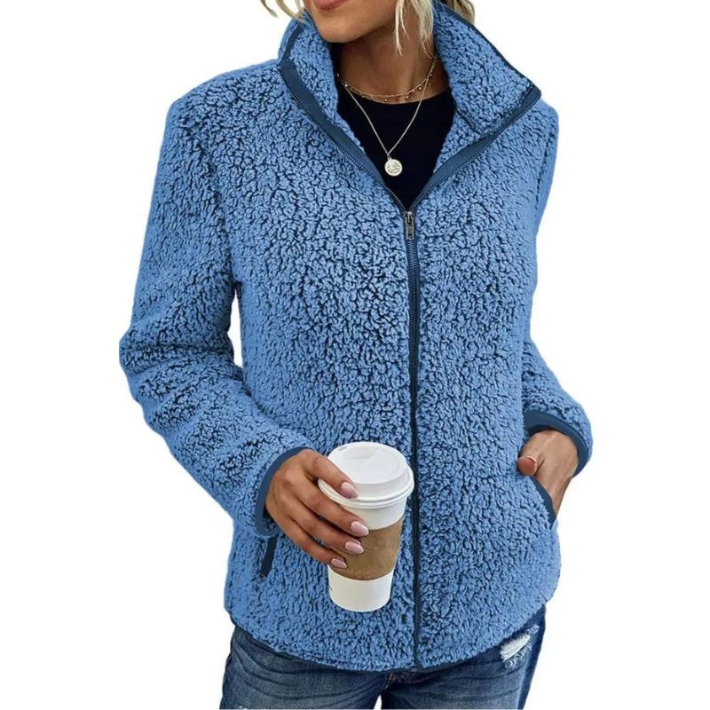 Soft Fleece Jacket Women Warm