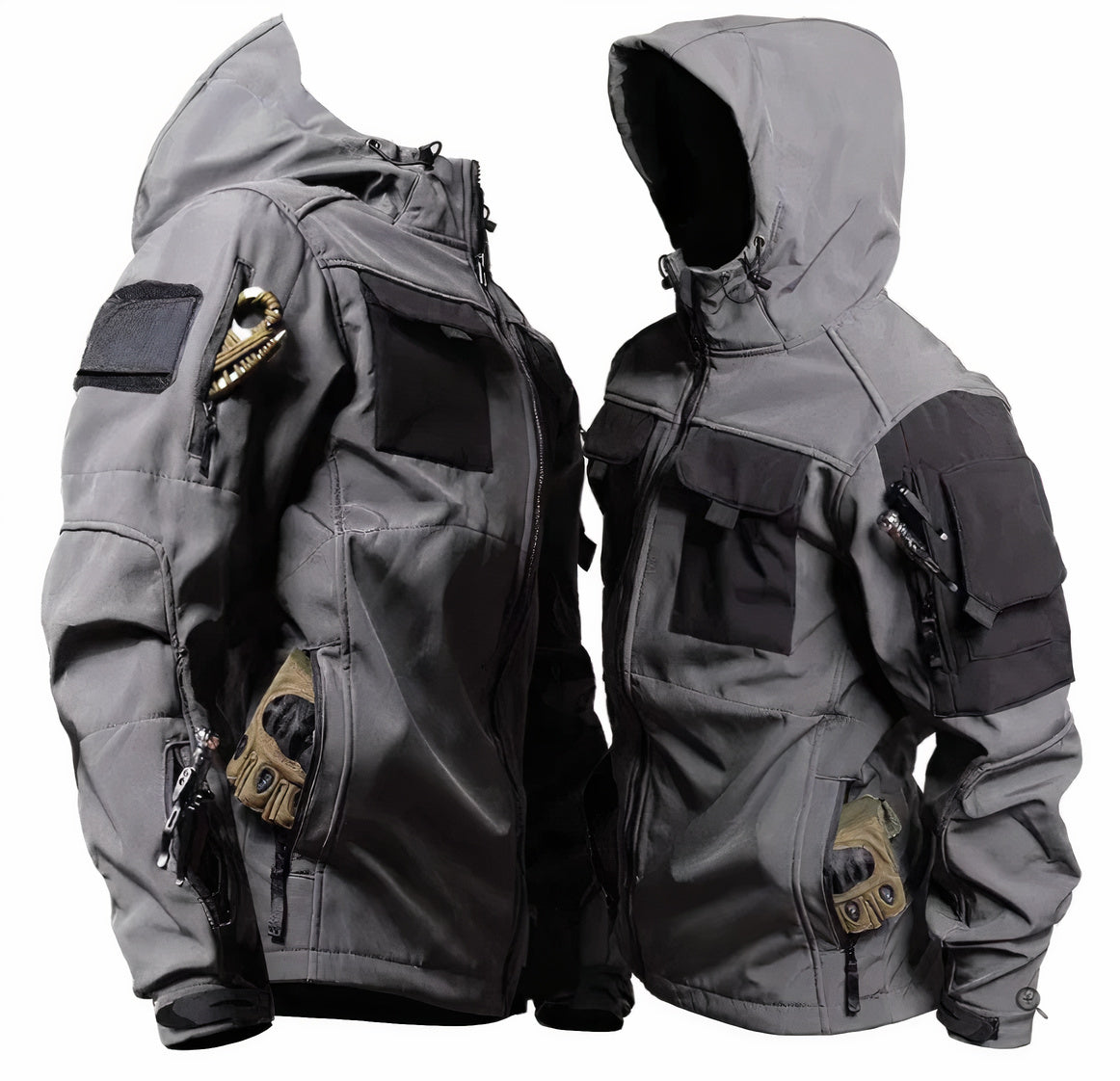 Men's Waterproof Outdoor Jacket Hooded