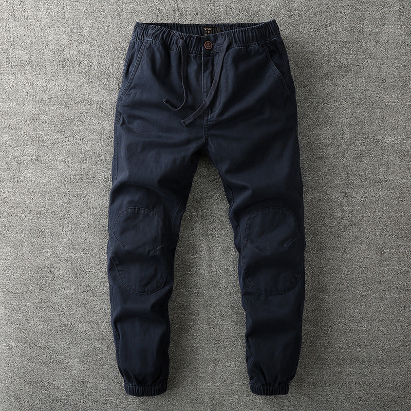 Men's Tactical Pants Elastic Waist Cargo Style
