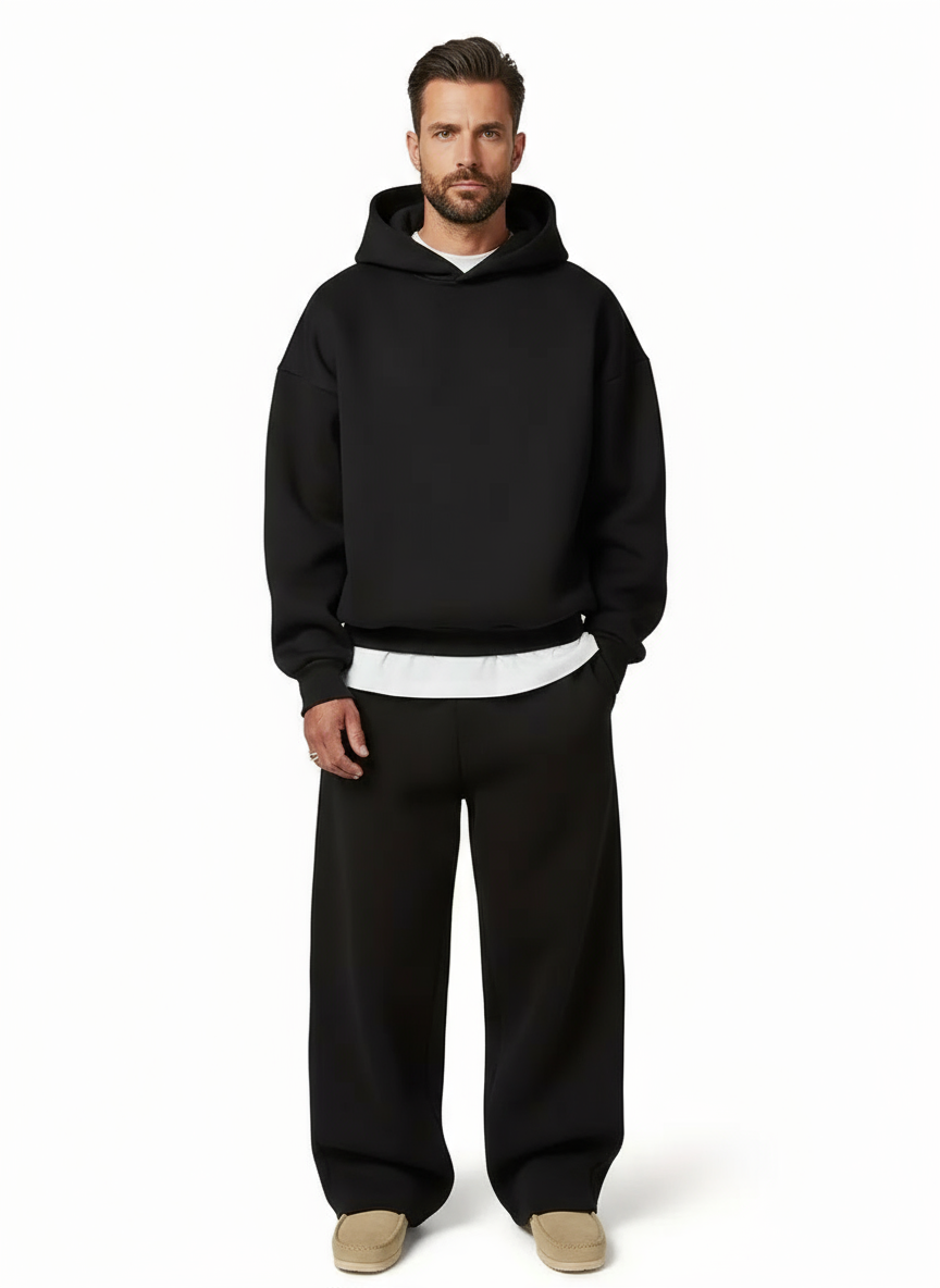Men's Tracksuit Hooded Sporty Comfort Set