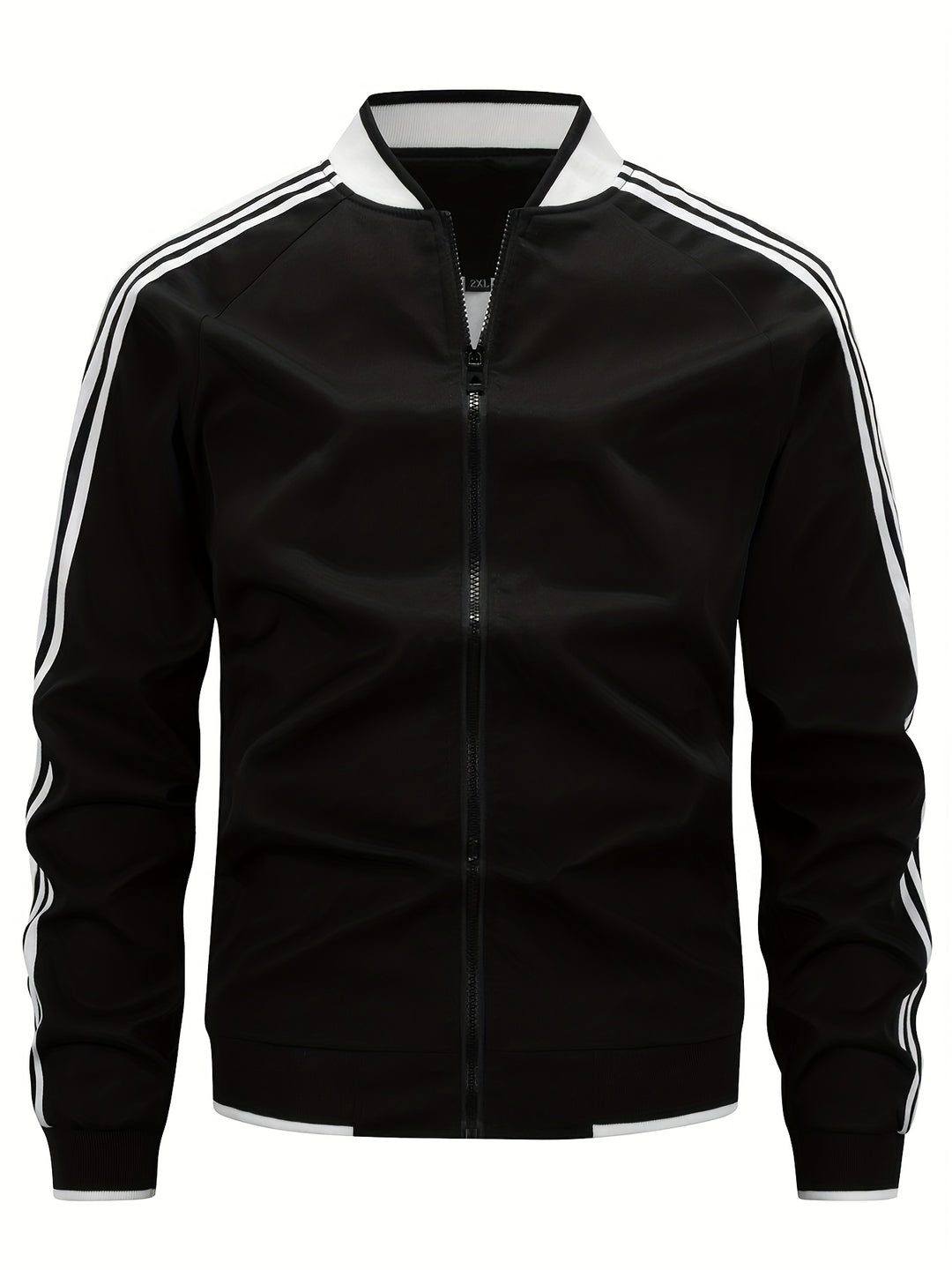 Men's Sports Jacket Striped Zipper