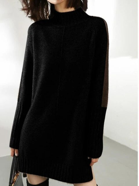 Stylish Women's Mid-Length Sweater