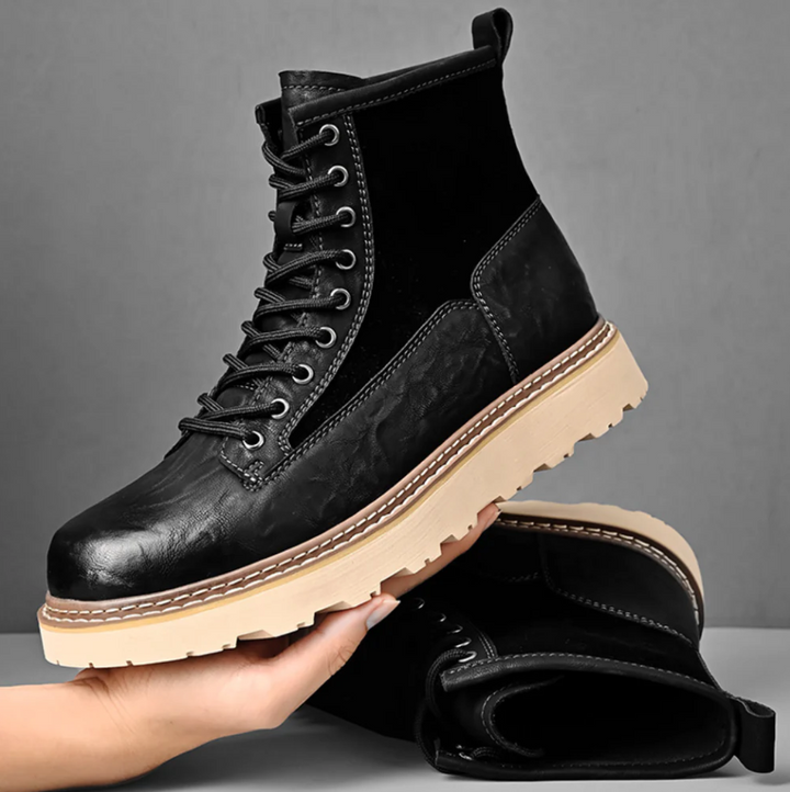 Lederschuhe Herren Stilvolle Stiefel