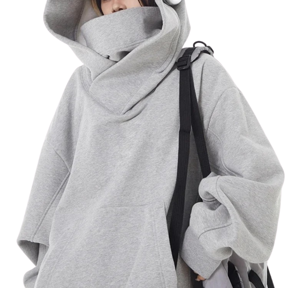 Oversized Turtleneck Sweatshirt