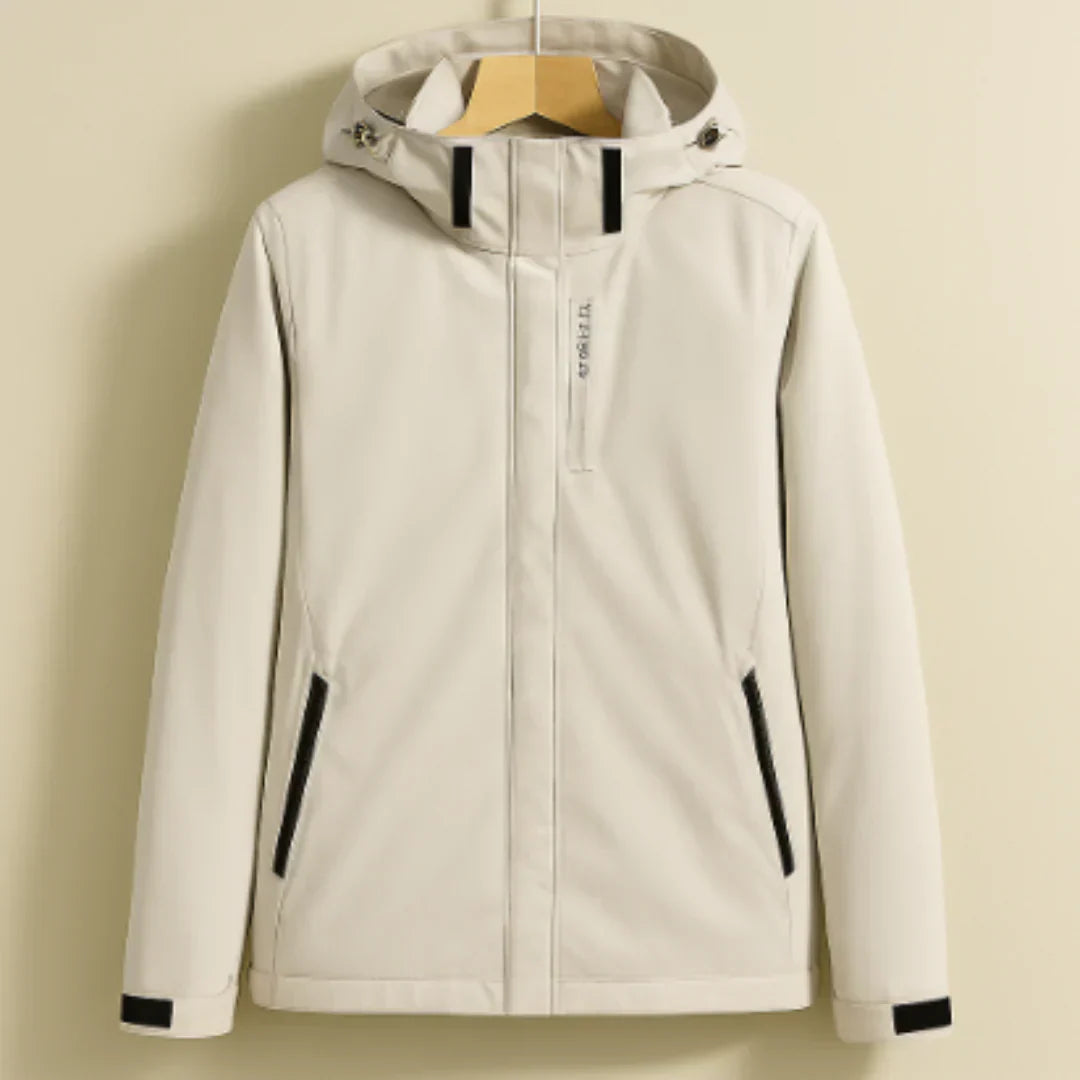Women's Waterproof Rain Jacket Hood - Elegant and Practical