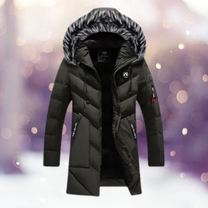 Men's Classic Fur Collar Thermoparka