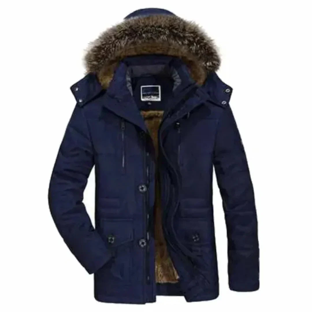 Men's Winter Jacket Weatherproof Hooded Insulated
