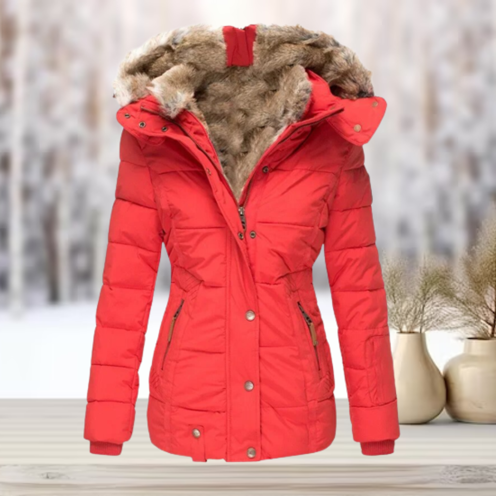 Women's Winter Puffer Jacket Elegant Black