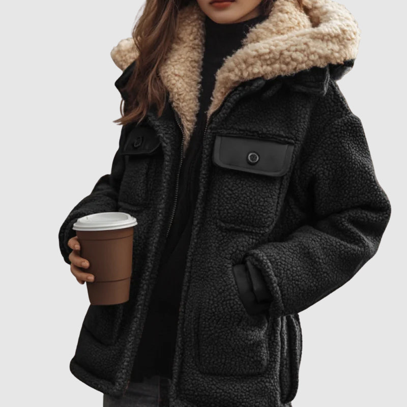 Women's Sherpa Lined Warm Winter Coat