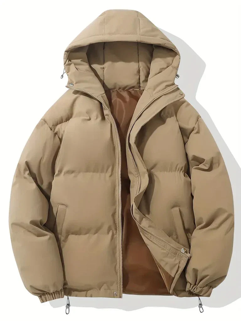 Oversized Puffer Jacket Women's Hooded Padded Jacket