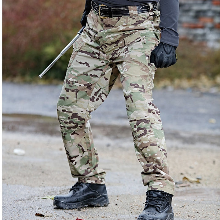 Men's Hiking Trousers Tactical Cargo Style