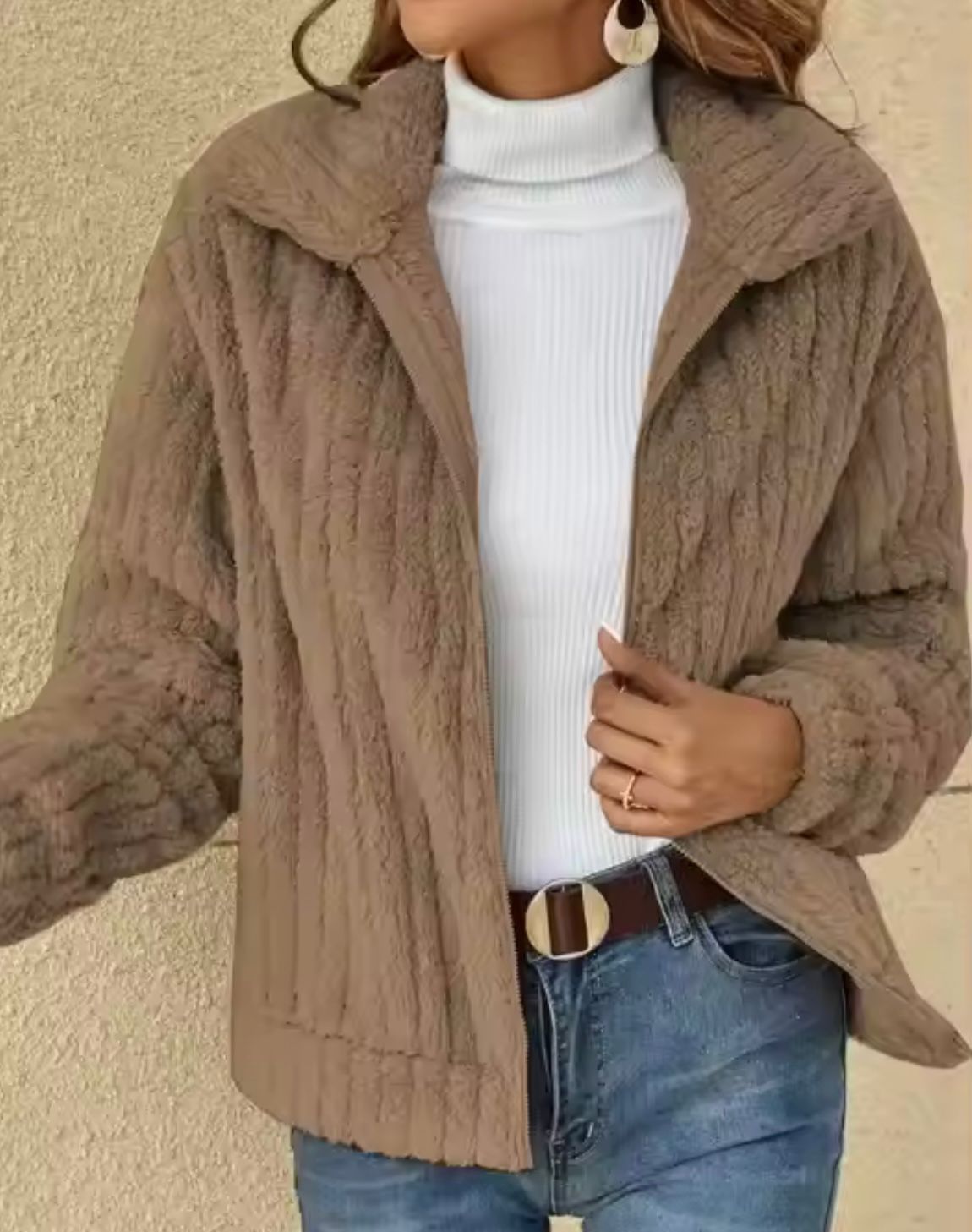Women's Winter Jacket Structured Elegant Shape