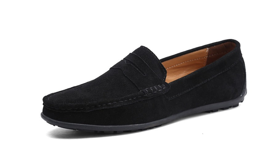 Men's Suede Slippers Non-slip Elegant