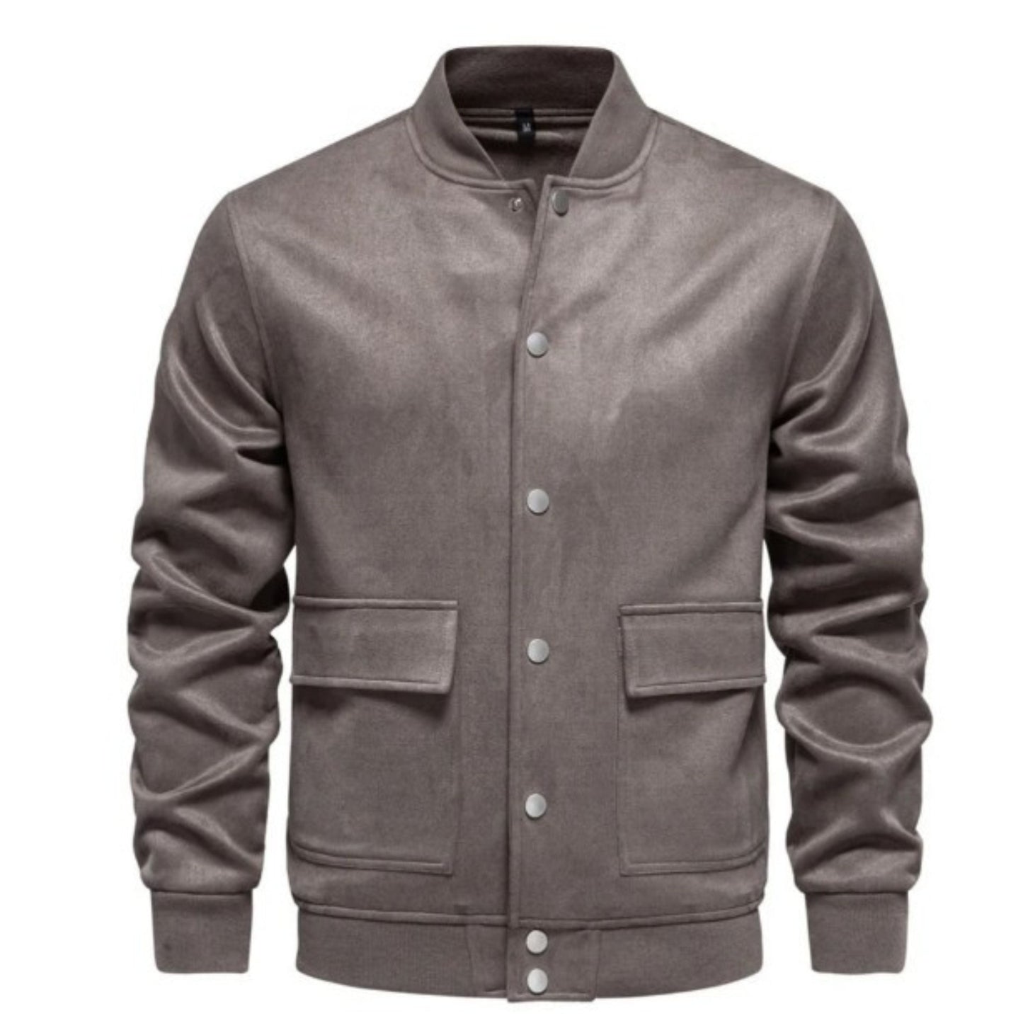 Men's Suede Jacket Slim Fit Casual