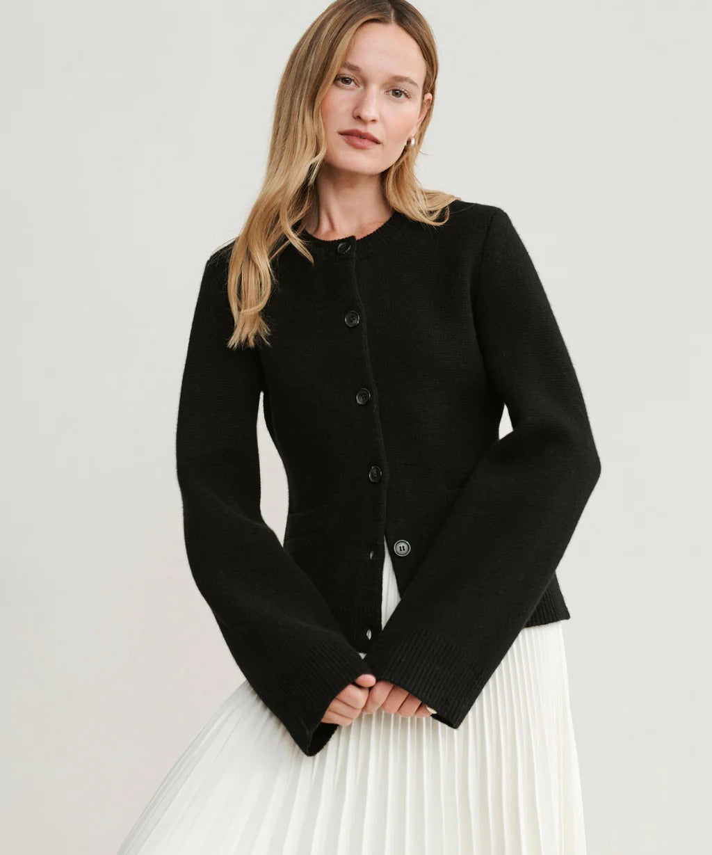 Women's Wool Vest Elegant Design Buttons