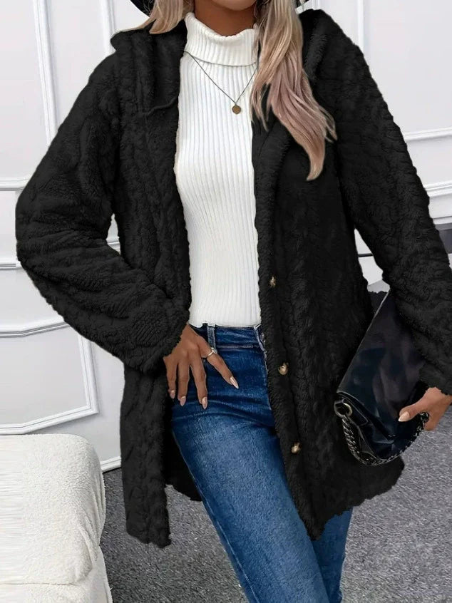 Wintermantel Übergröße Fleece Jacke Warm