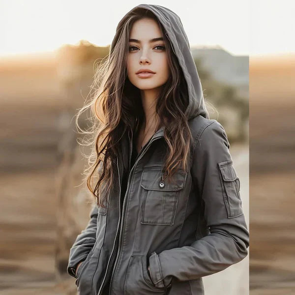 Damen Winterparka Schneejacke Mit Kapuze
