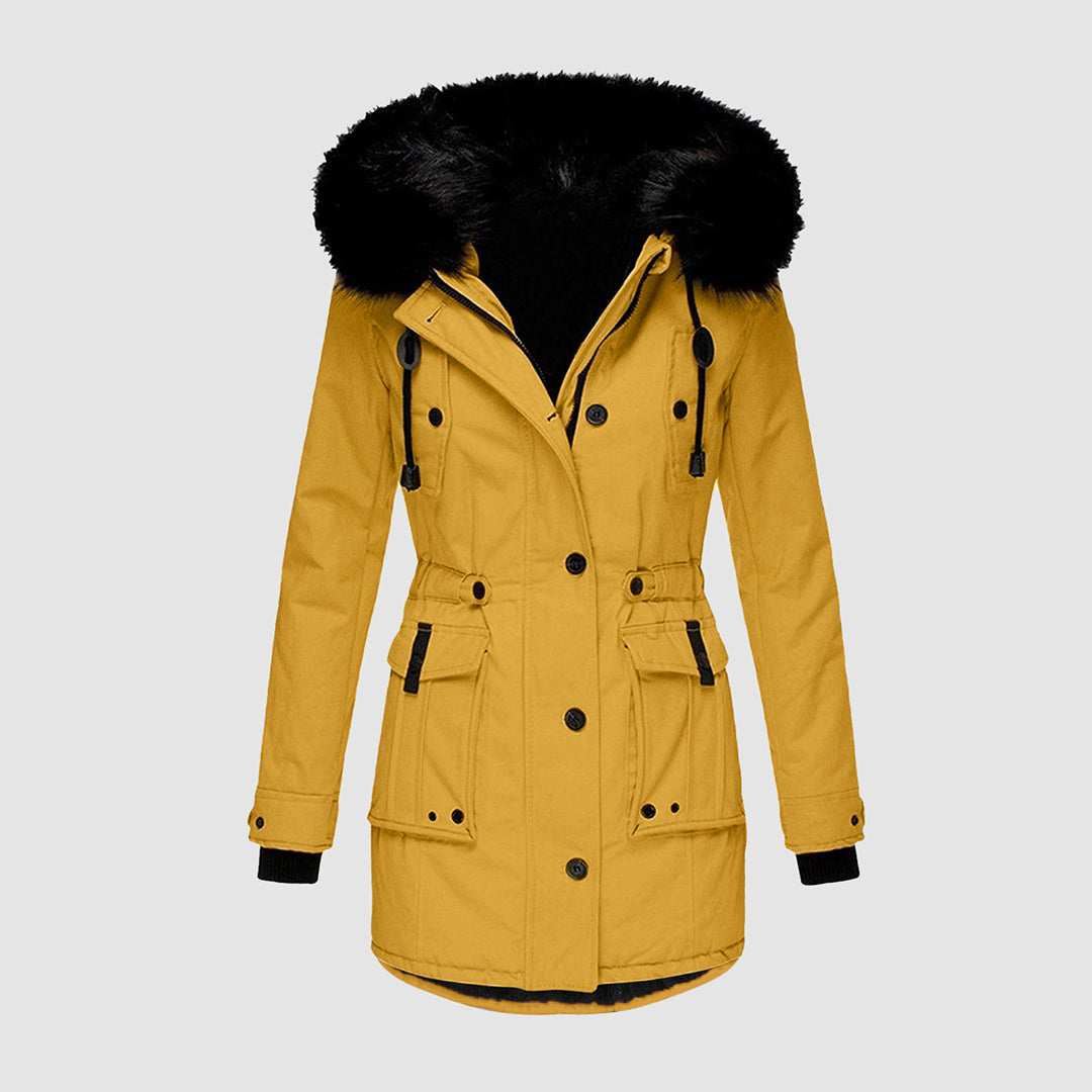 Women's Waterproof Winter Jacket Hooded Warm