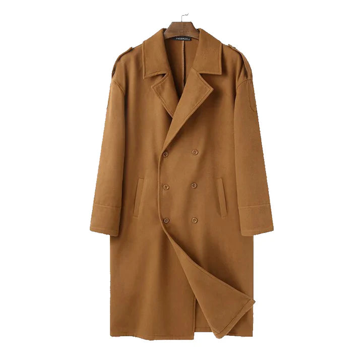 Men's Long Modern Loose-Fit Coat
