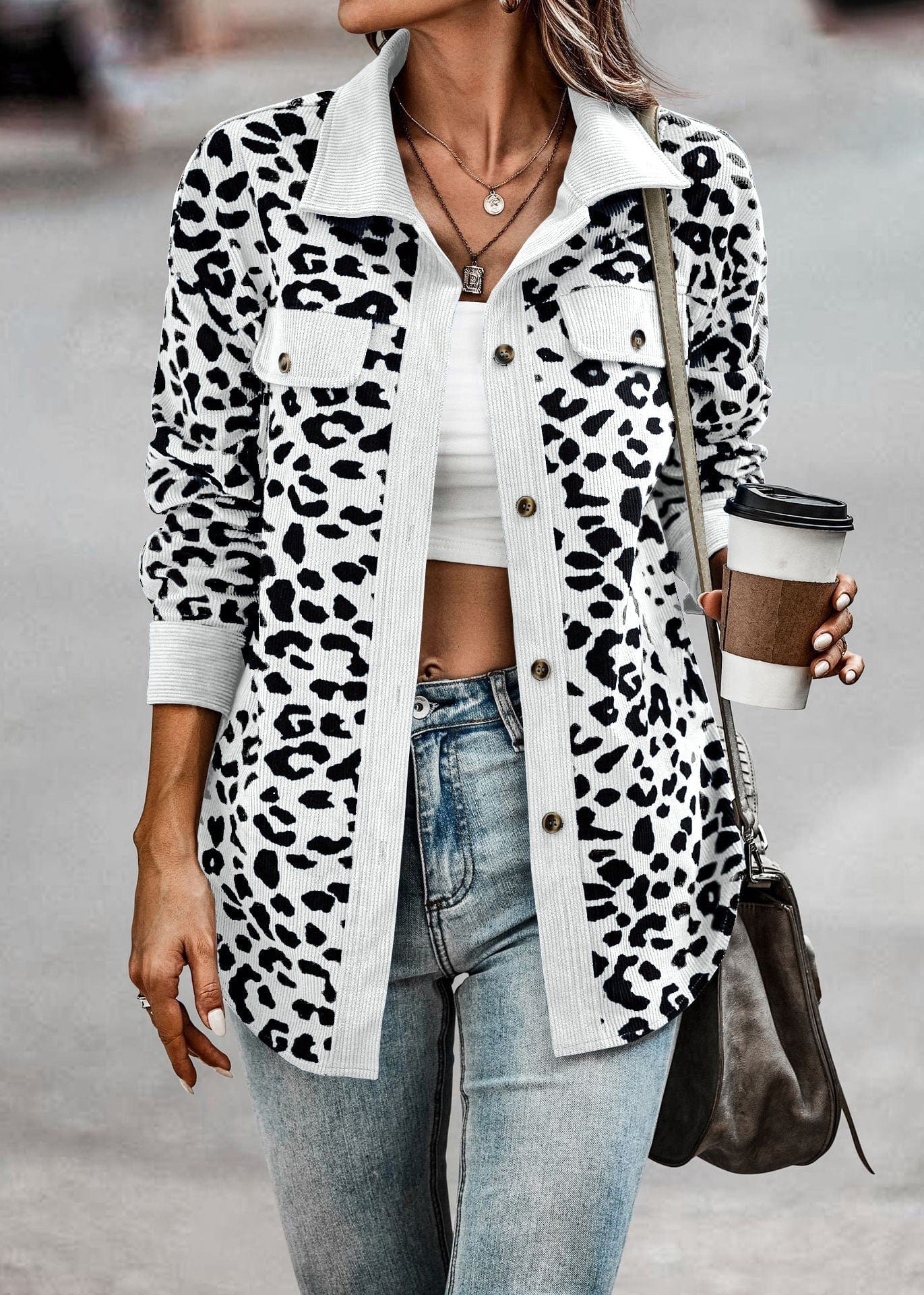 Women's Leopard Jacket Spring Trendy Premium