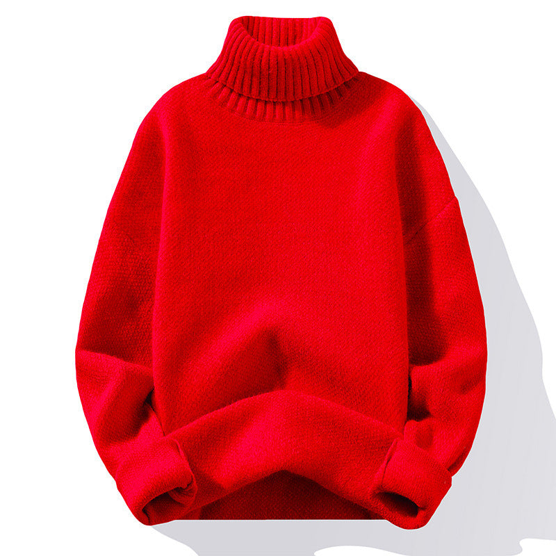 Soft Knit Turtleneck Dress