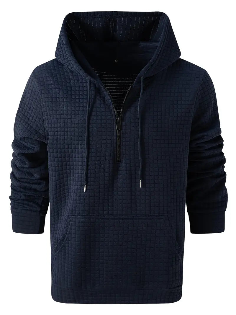 Men's Lightweight Waffle Hoodie Sporty