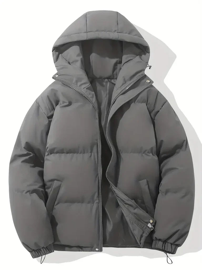 Men's Hooded Jacket Warm Elegant Classic