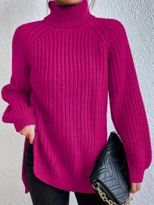 Soft Women's Modern Turtleneck Sweater