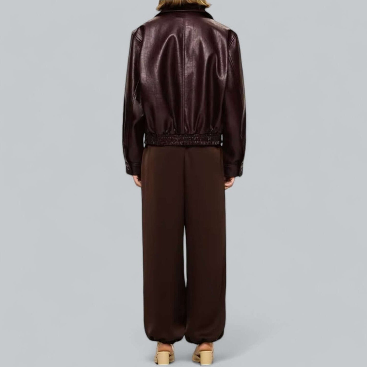 Unisex Lederjacke Retro Style - IdealeKleiden