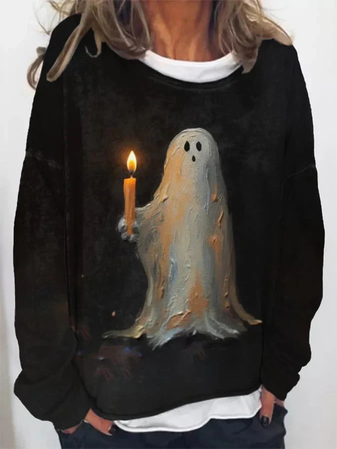 Grusel-Pullover Spooky-Halloween-Design - IdealeKleiden