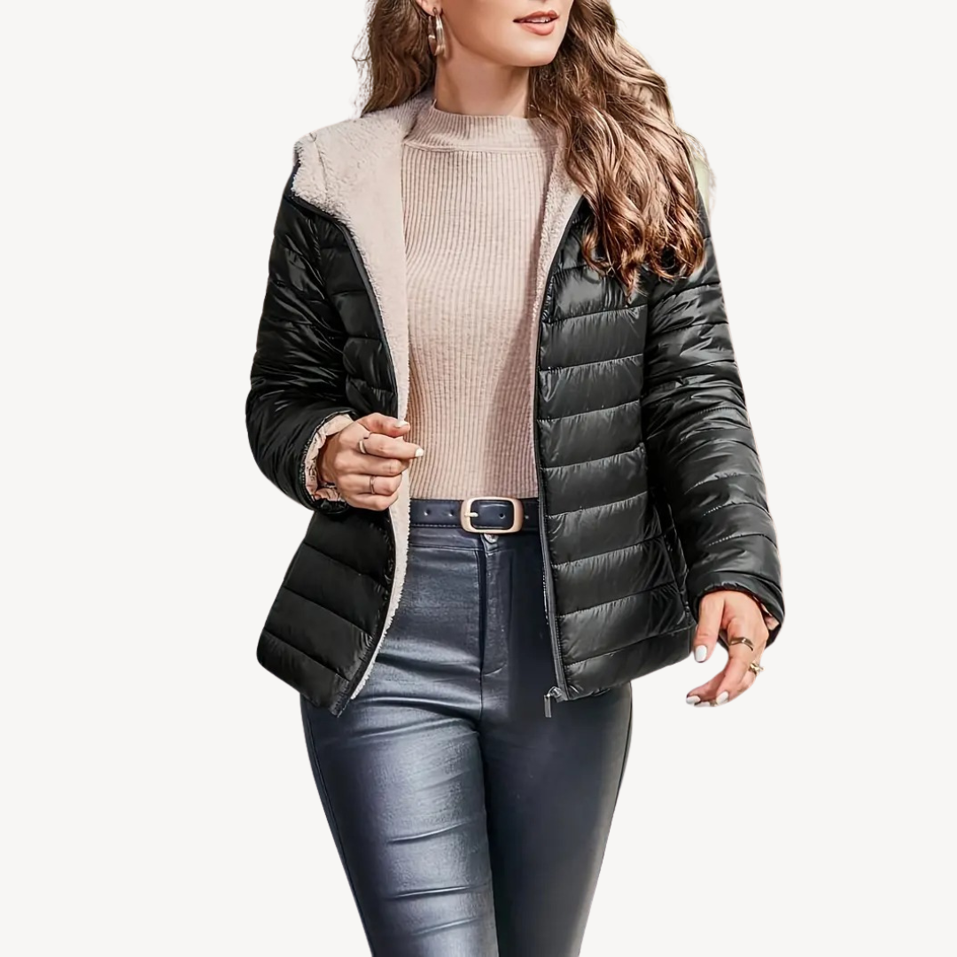 Women's Winter Jacket Sherpa Fleece Insulation