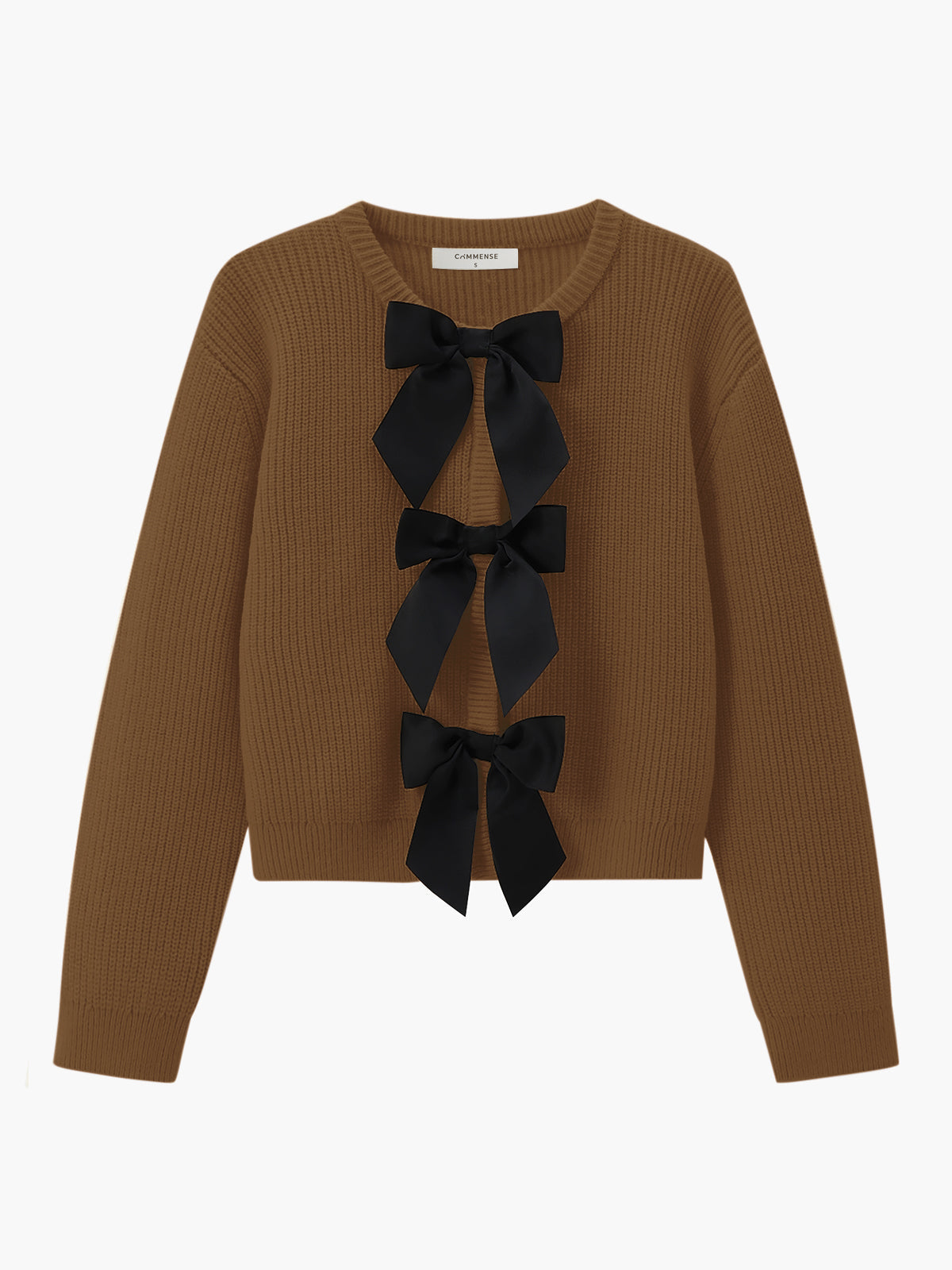 Stylish Women's Sweater with Bow Detail