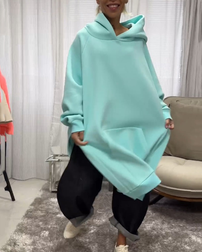 Hooded Sweatshirt Women's Long-Sleeved Modern