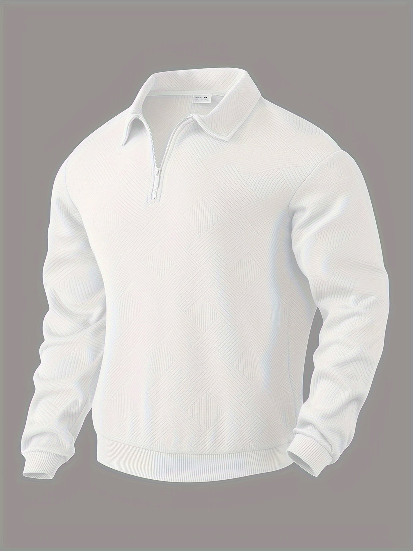 Men's Pullover 1/4 Zip Modern Style