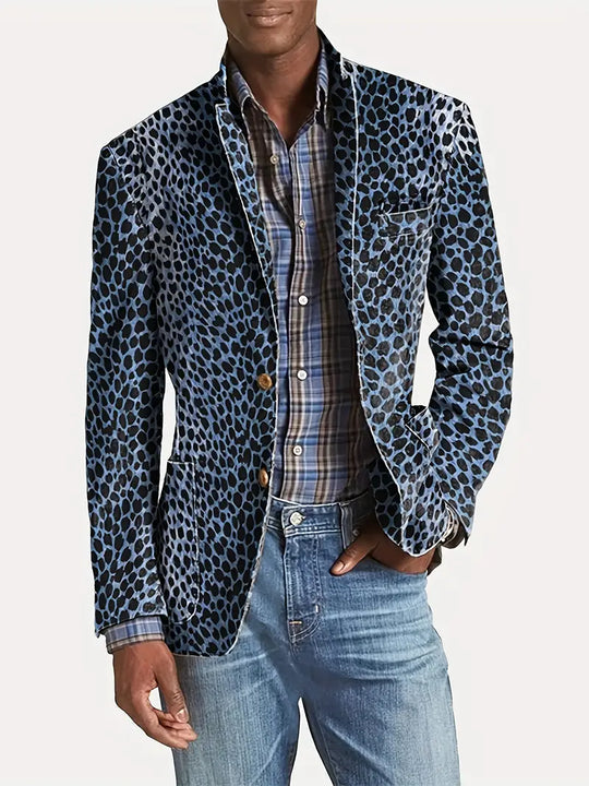 Leopard Suit Jacket Trendy Casual Style