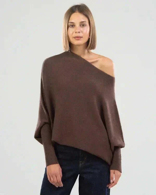 Women's Scarf Knitted Sweater Modern Women